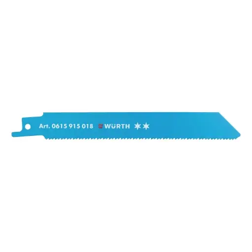 [W0615915018] Lame de scie sabre 2S pour profilés/tuyauteries 5 LAMES S SABRE MET 2 1,8X150X0,9